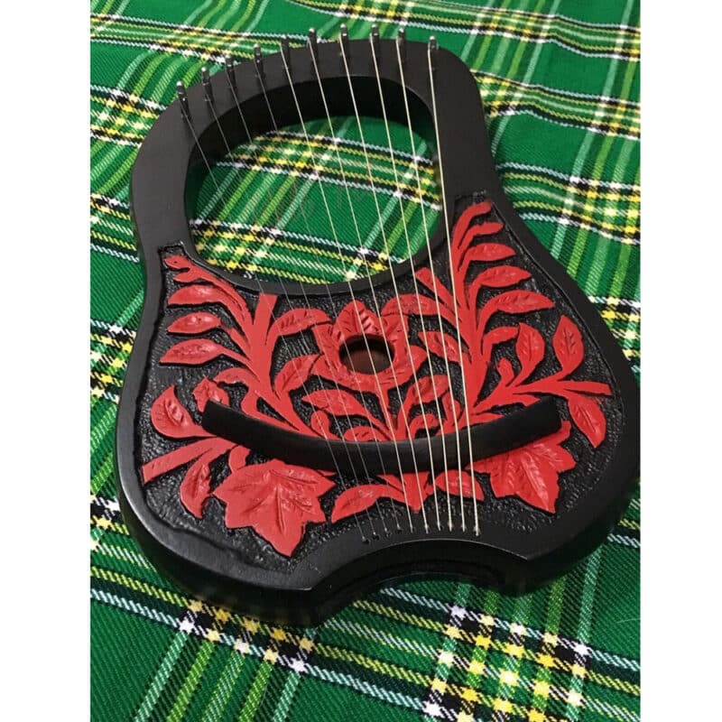 red-flower-lyre-harp