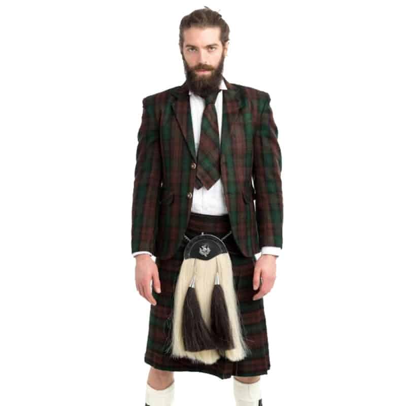 Argyle Tartan Kilt Outfit