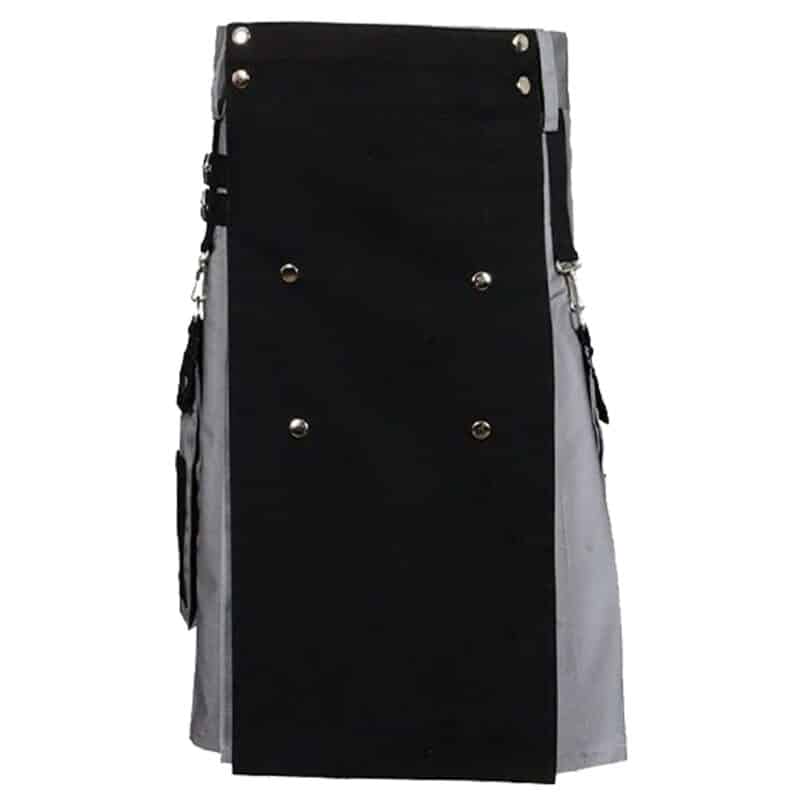 Black And Grey Hybrid Kilt