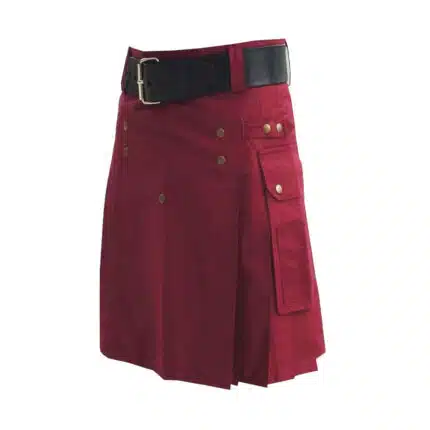Maroon Utility Kilt