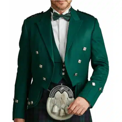 Scottish Green Prince Charlie Jacket