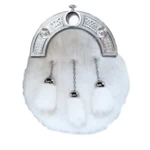 White Rabbit Fur Dress Sporran