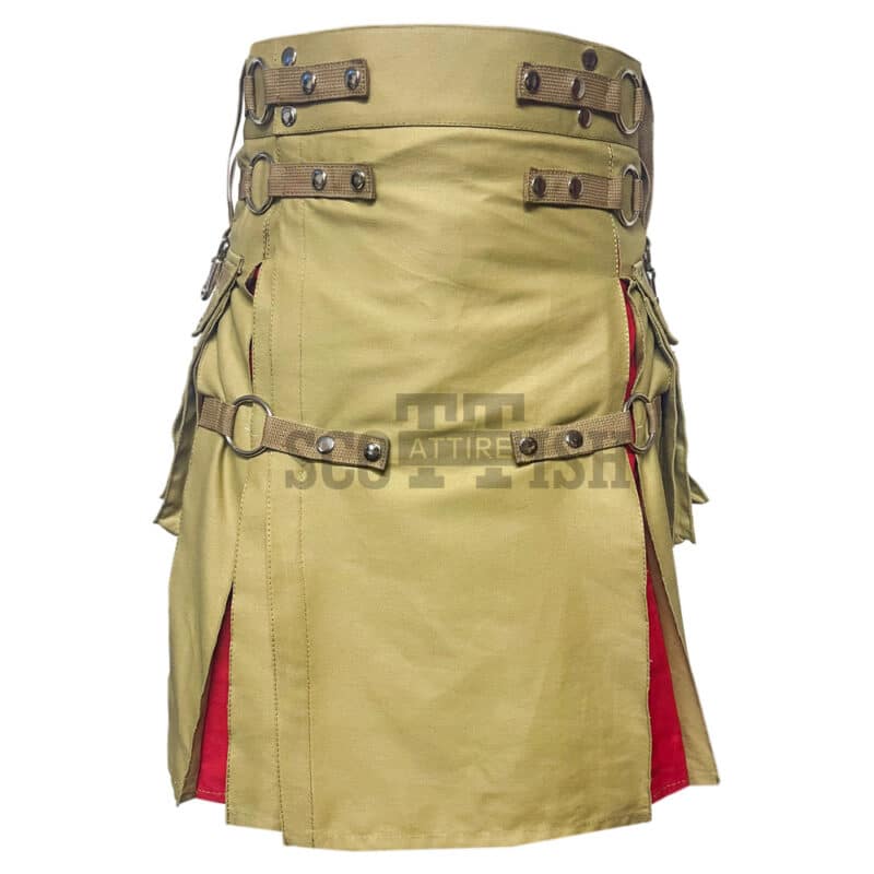 Khaki Rainbow Hybrid Kilt