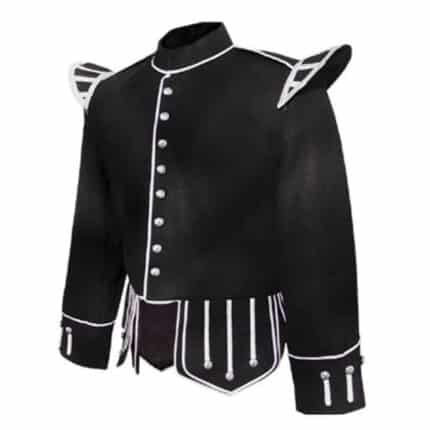 Black Military Bagpiper Doublet