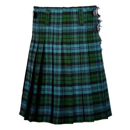 Ancient Campbell Tartan Kilt Back