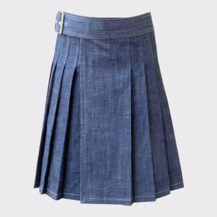 Blue Denim Fashion Kilt
