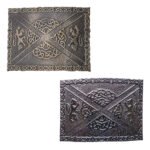 Celtic Lion Rampant Saltire Kilt Belt Buckle