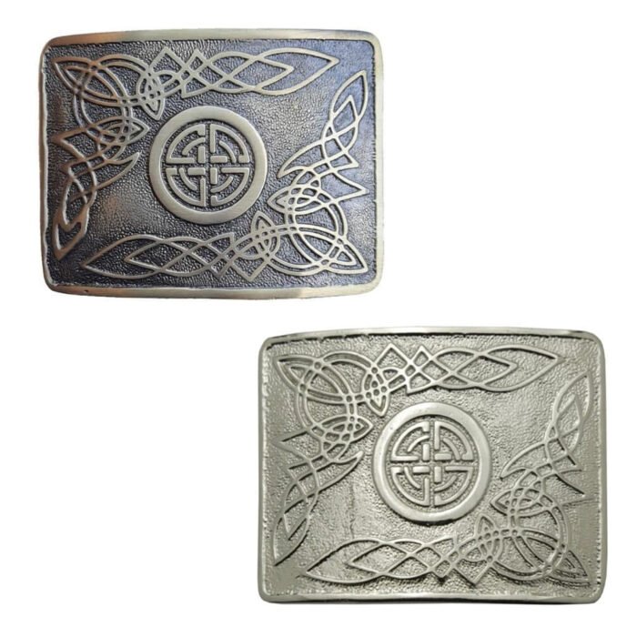 Celtic Swirl Kilt Belt Buckle Antique