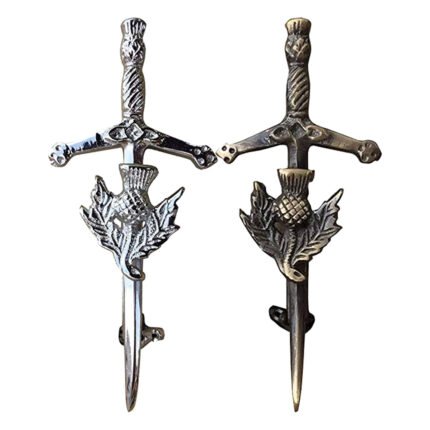 Claymore Silver Kilt Pin