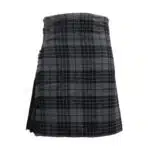 grey highlander tartan kilt