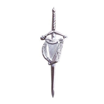Harp Kilt Pin Chrome