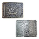 Harp Claddagh Kilt Belt Buckle Antique