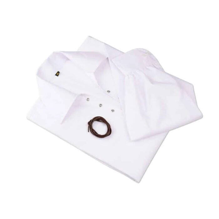 Jacobite Ghillie Kilt Shirt White Folded