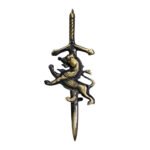 Lion Rampant Kilt Pin