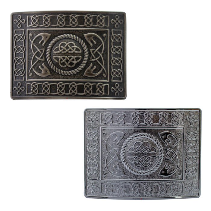 Serpent Celtic Knot Kilt Belt Buckle