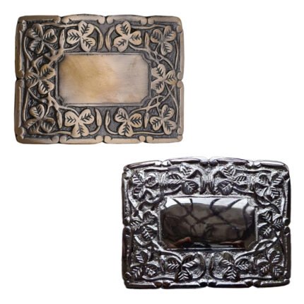 Shamrock Design Kilt Belt Buckle