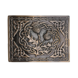 Thistle Kilt Belt Buckle Antique