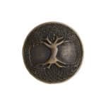 antique tree kilt belt buckle