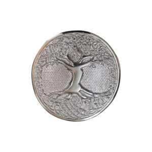 Tree Celtic Round Kilt Belt Buckle