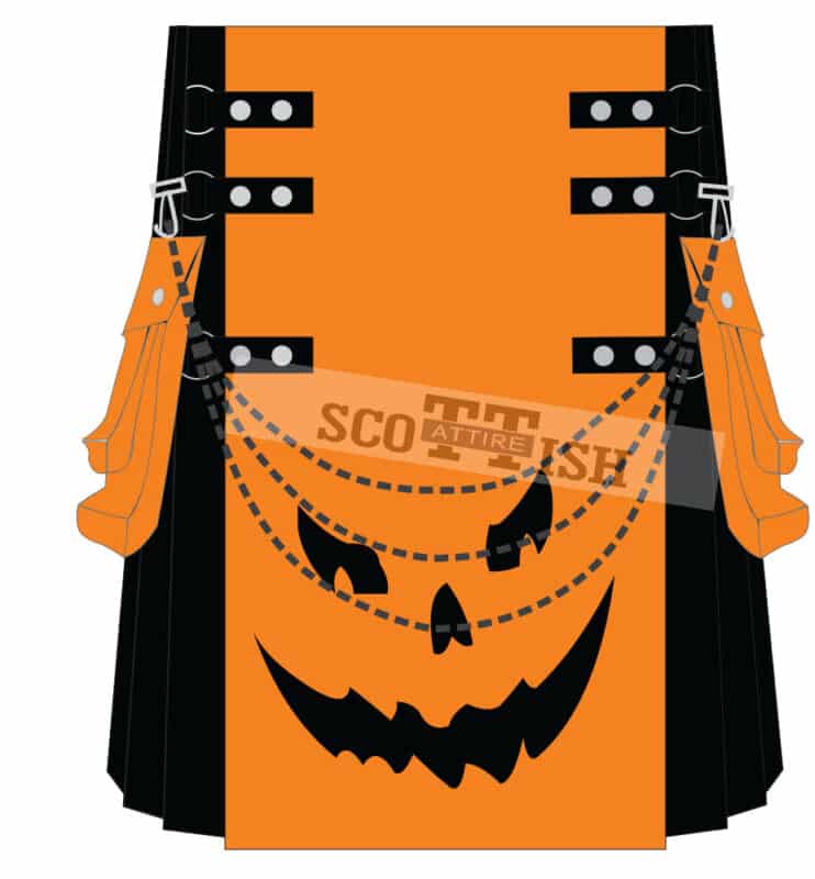 Halloween Designed Utility Kilt