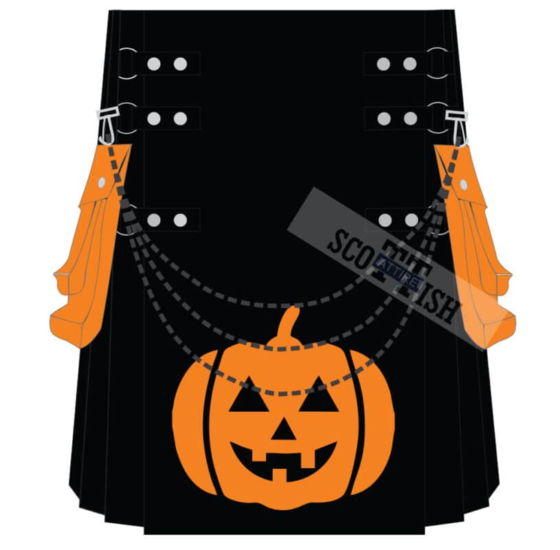 Halloween pumpkin Utility kilt