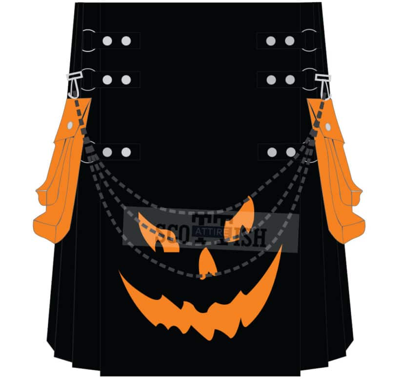 Halloween Designed Utility Kilt