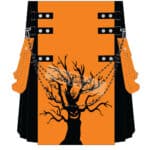 Halloween Spooky Tree Designed Kilt