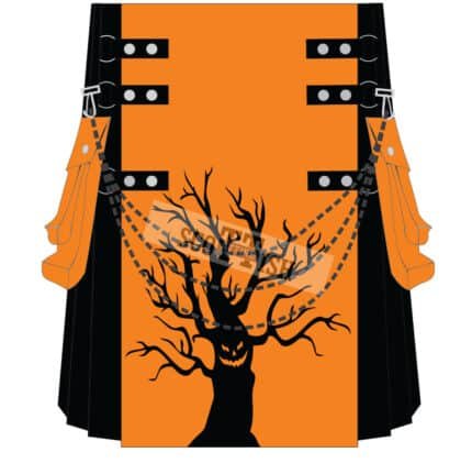 scary halloween trees-designed-kilt