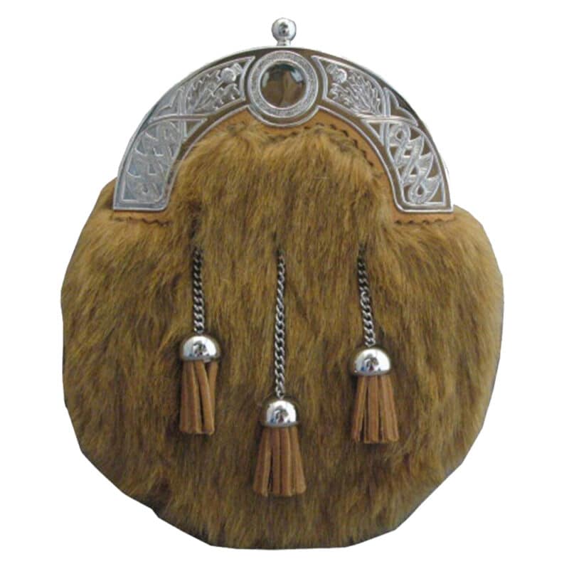 Brown Fox Fur Dress Sporran