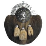 Fox Fur Sporran With Lion Batch