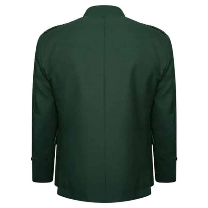 Green Argyle Jacket Back