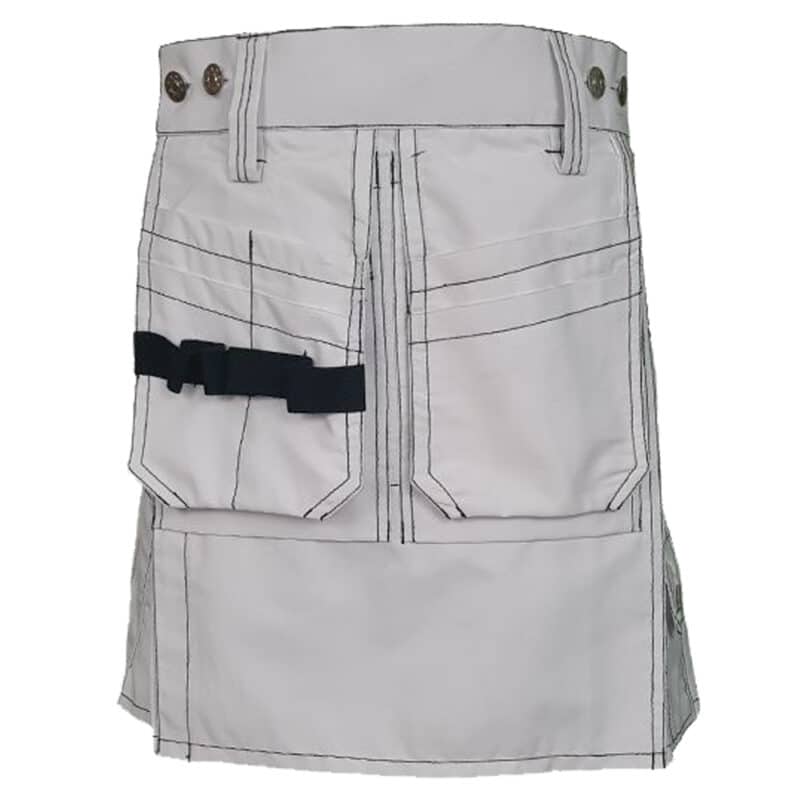 Grey Working Utility Kilt Men