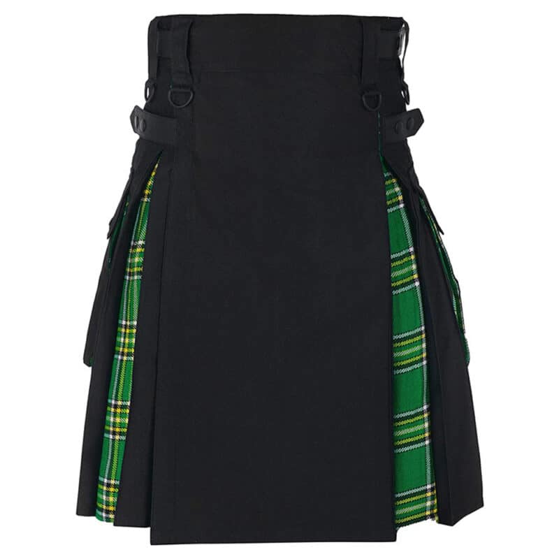 Irish Black Hybrid Kilt