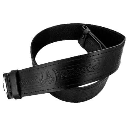 Masonic Leather Kilt Belt