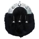 Black Rabbit Fur Sporran