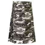 Urban Snow Camo Tactical Kilt Men