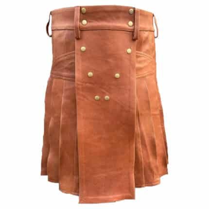 Traditional Brown Kilt Leather