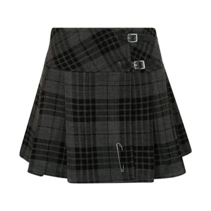 Grey Watch Tartan Skirt