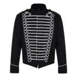 Black Napoleon Military Drummer Parade Jacket