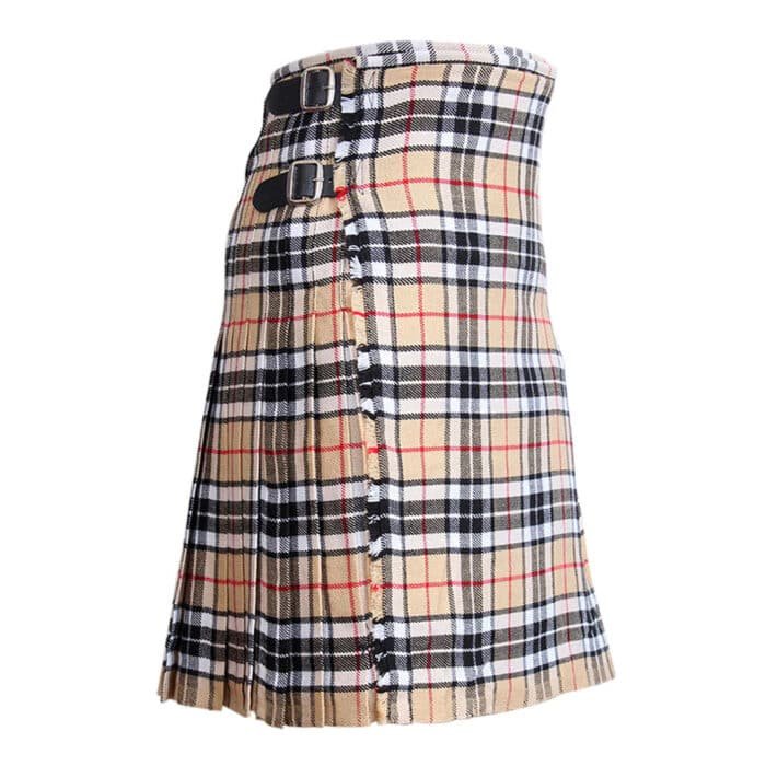 Camel Thompson Tartan Kilt