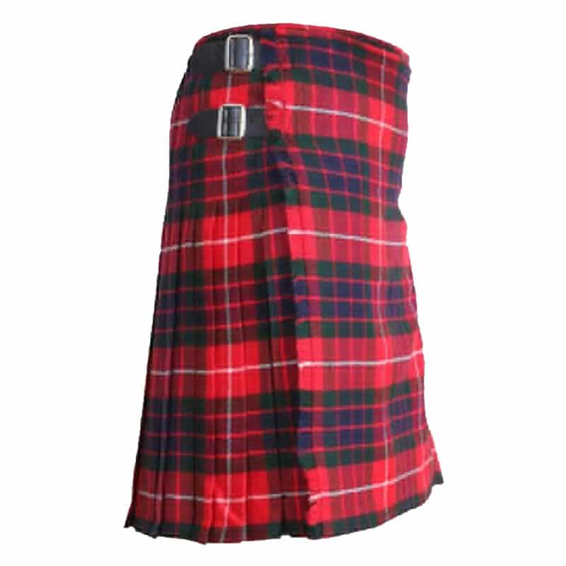 clan Fraser Tartan Kilt Side