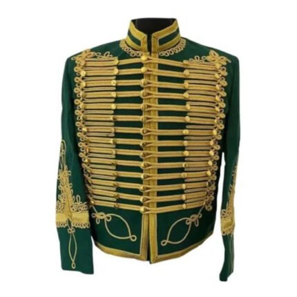 Green Hussar Marching Pipe Band Jacket