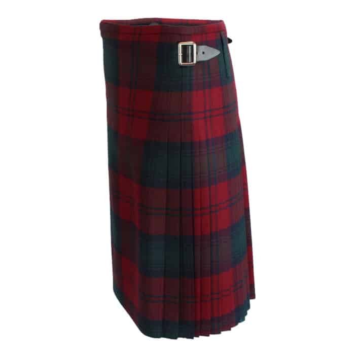 Lindsay Modern Tartan Kilt Left Side