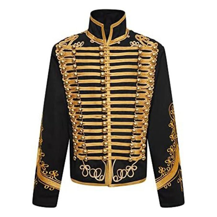 Mens Marching Band Drummer Military Jacket