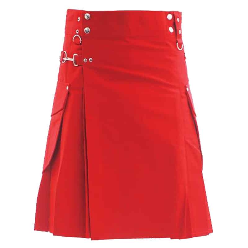 red-utility-kilt-men-scottish-attire