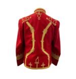Men's Red Hussar Marching Pipe Band Jacket