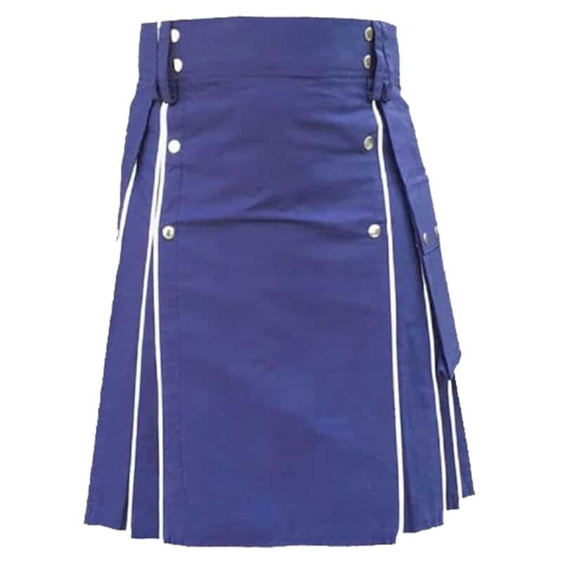 Blue Utility Kilt Men