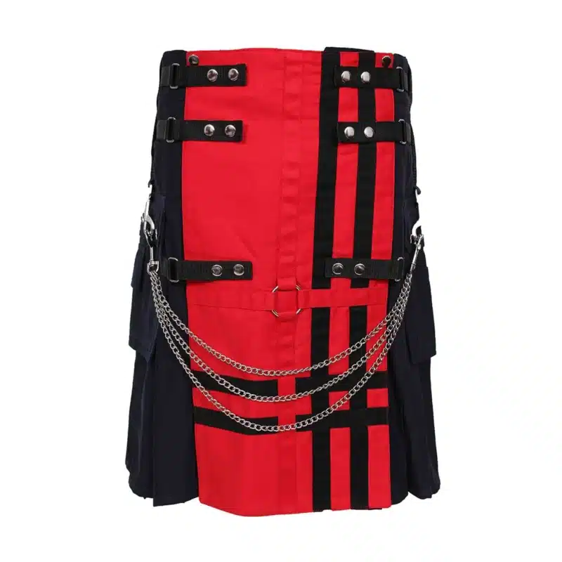 Red Gothic Utility Kilt