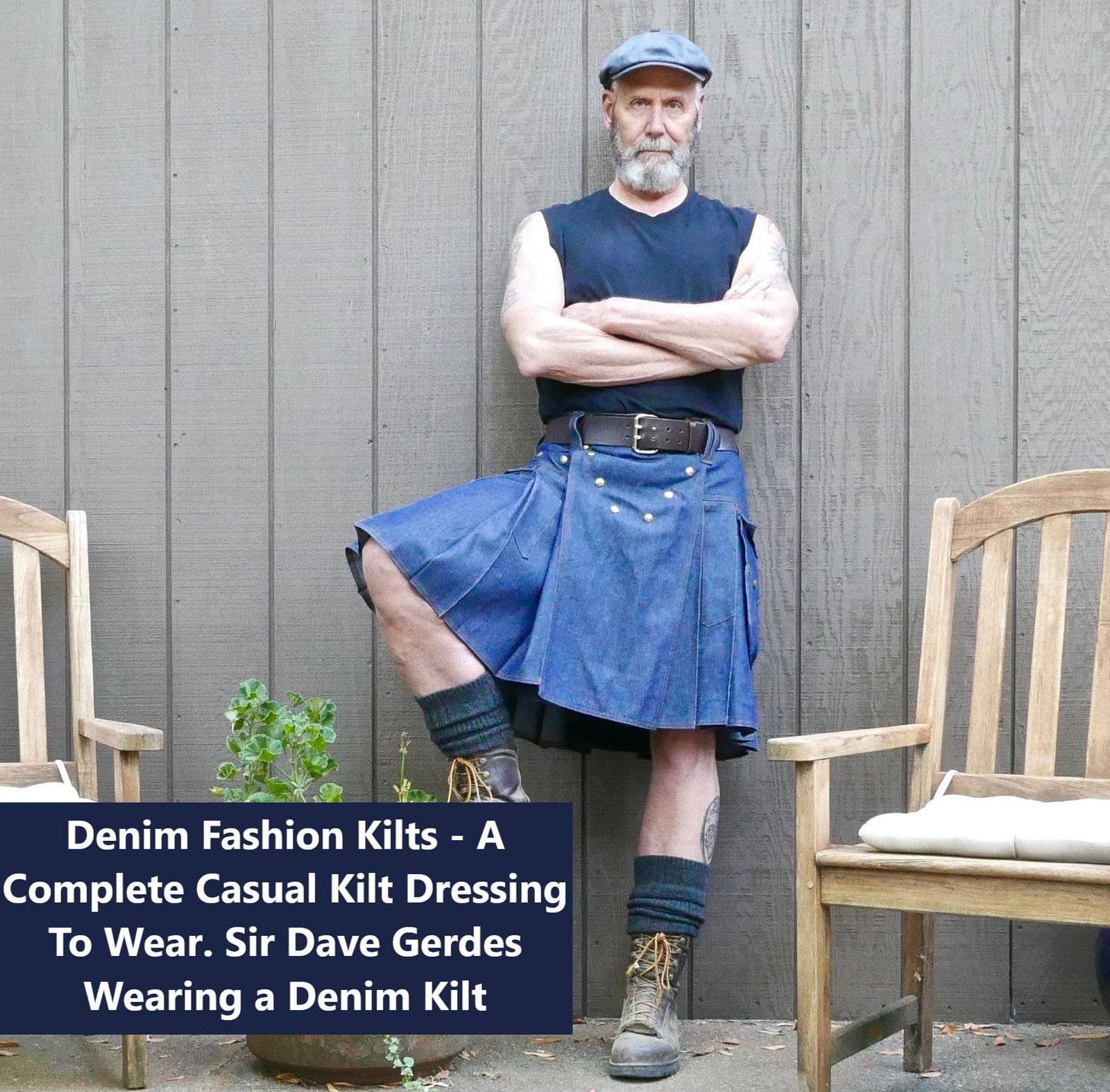 Denim Fashion Kilts A Complete Casual Kilt Dressing To Wear