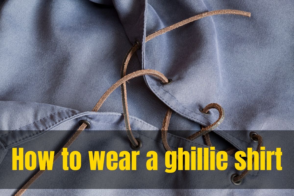 How to wear a ghillie shirt